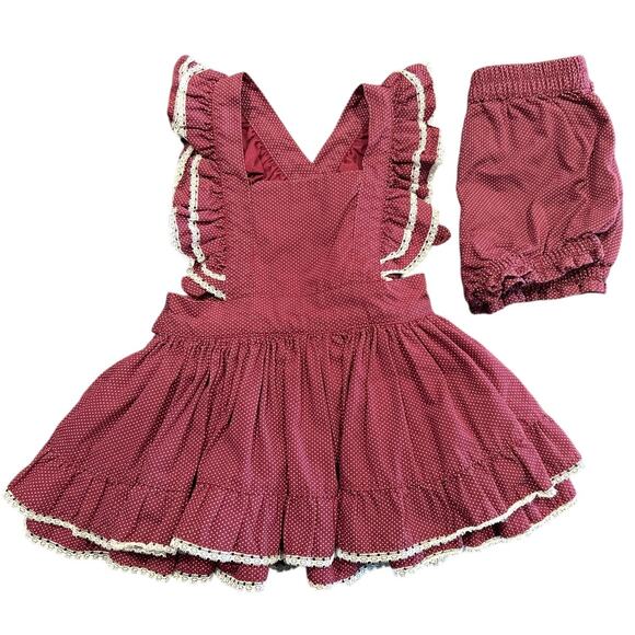 Well Dressed Wolf Wild Berry Naomi Set with Bloomers, Toddler Size 2T - Picture 1 of 7